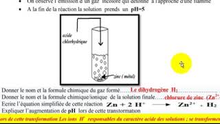 CORRECTION EXAMEN normalisé  LOCAL PHYSIQUE CHIMIE ( 3 année collège BIOF) (  Modèle 2)