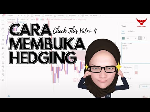 Bagaimana cara membuka HEDGING ? Ini salah satu teknik membuka Hedging !! #EMAKTRADER