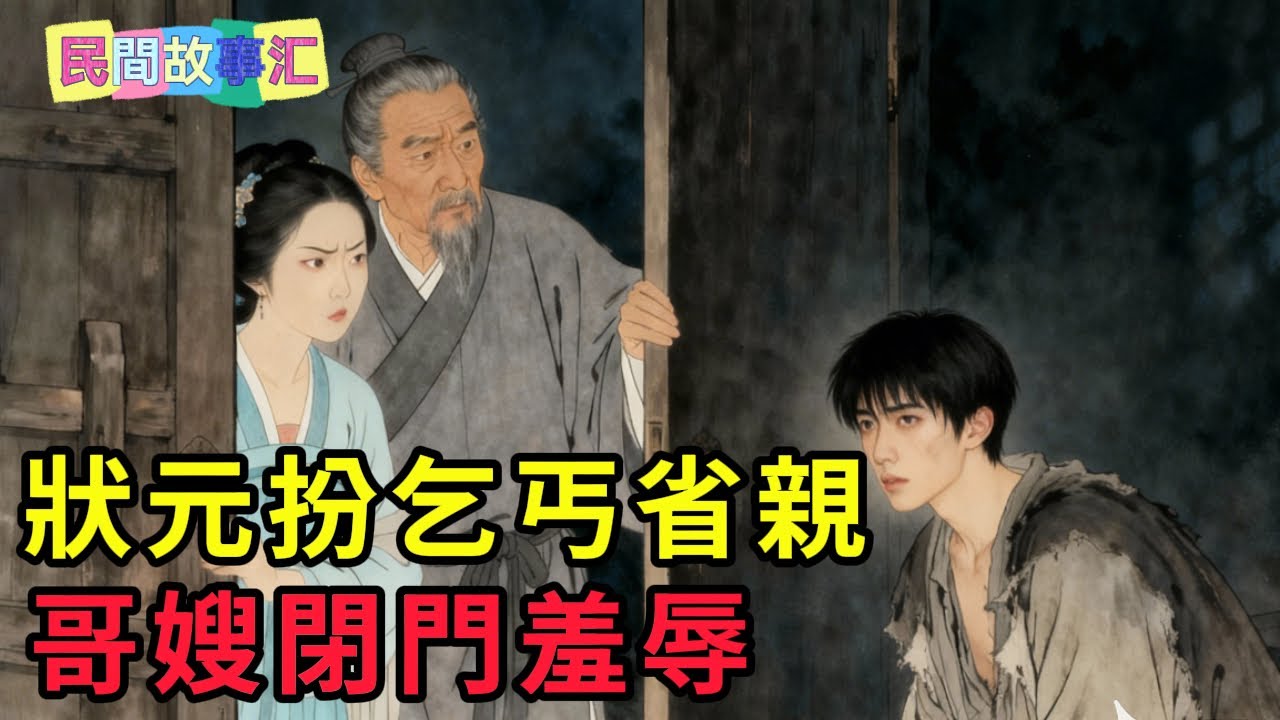 狀元扮乞丐省親，哥嫂閉門羞辱；唯有髮妻不嫌棄，轉眼官差列隊來迎，悔斷腸！「民間故事匯」#民間故事 #聽書