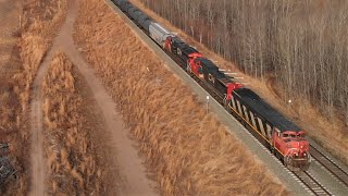 CN Dash 8 zebra Cowl leading! and more