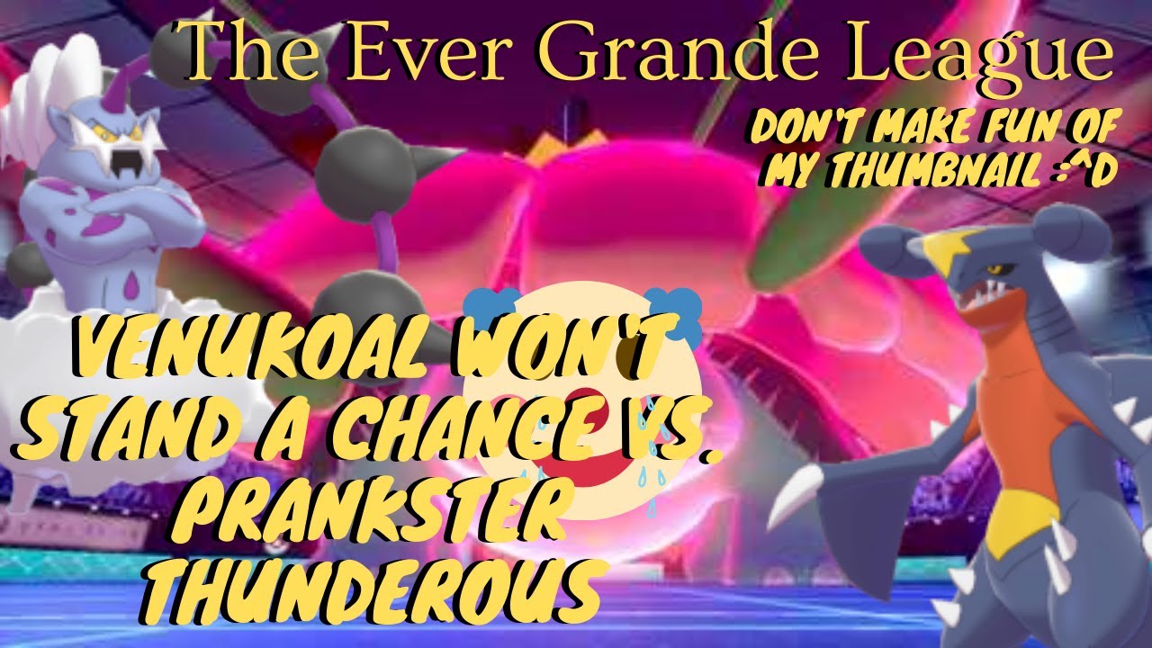 VenuKoal Can't Handle This Team... Prankster Thundurus + Garchomp SLAPS!!! Bo3 Doubles VGC Gameplay