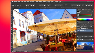Post-processing a 360 pano image with Affinity Photo