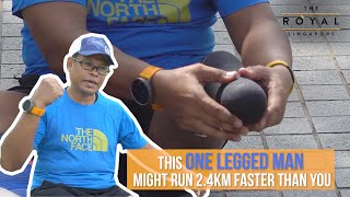 This One Legged Man Might Run 2.4KM Faster Than You