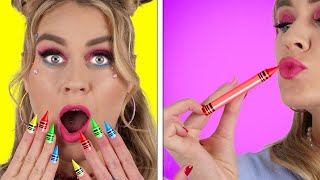 AMAZING BEAUTY HACKS || Cool DIY Crafts and Smart Makeup Ideas by Gotcha! Viral