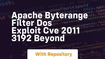apache byterange filter dos exploit cve 2011 3192 beyond