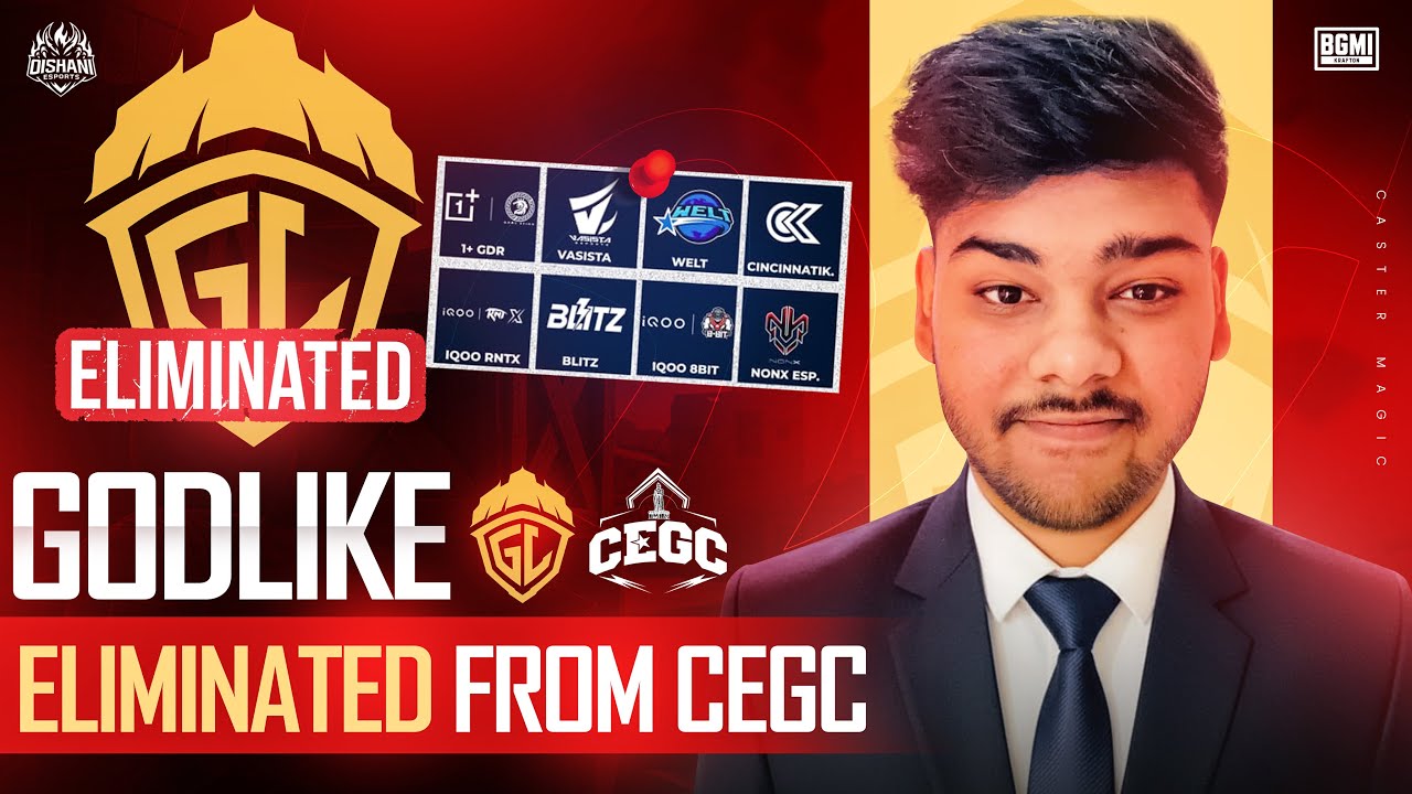 GODLIKE ELIMINATED FROM CEGC 🫣 WCG TOURNAMENT ❤️