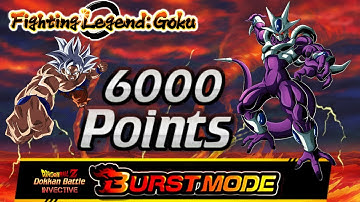 BURST MODE DOKKAN 6000 POINTS EASY [Legendary Goku Event] DBZ: Dokkan Battle (Global)