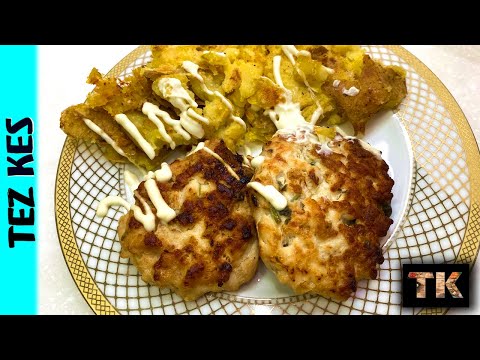 КУРИННЫЕ КОТЛЕТЫ С МЕКСИКАНСКОЙ КОРТОШКОЙ