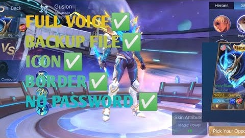 Script Gusion COSMIC GLEAM FULL VOICE with recall with backup file|NO PASSWORD|Rezorp YT