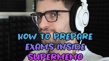 Using SuperMemo for Exams
