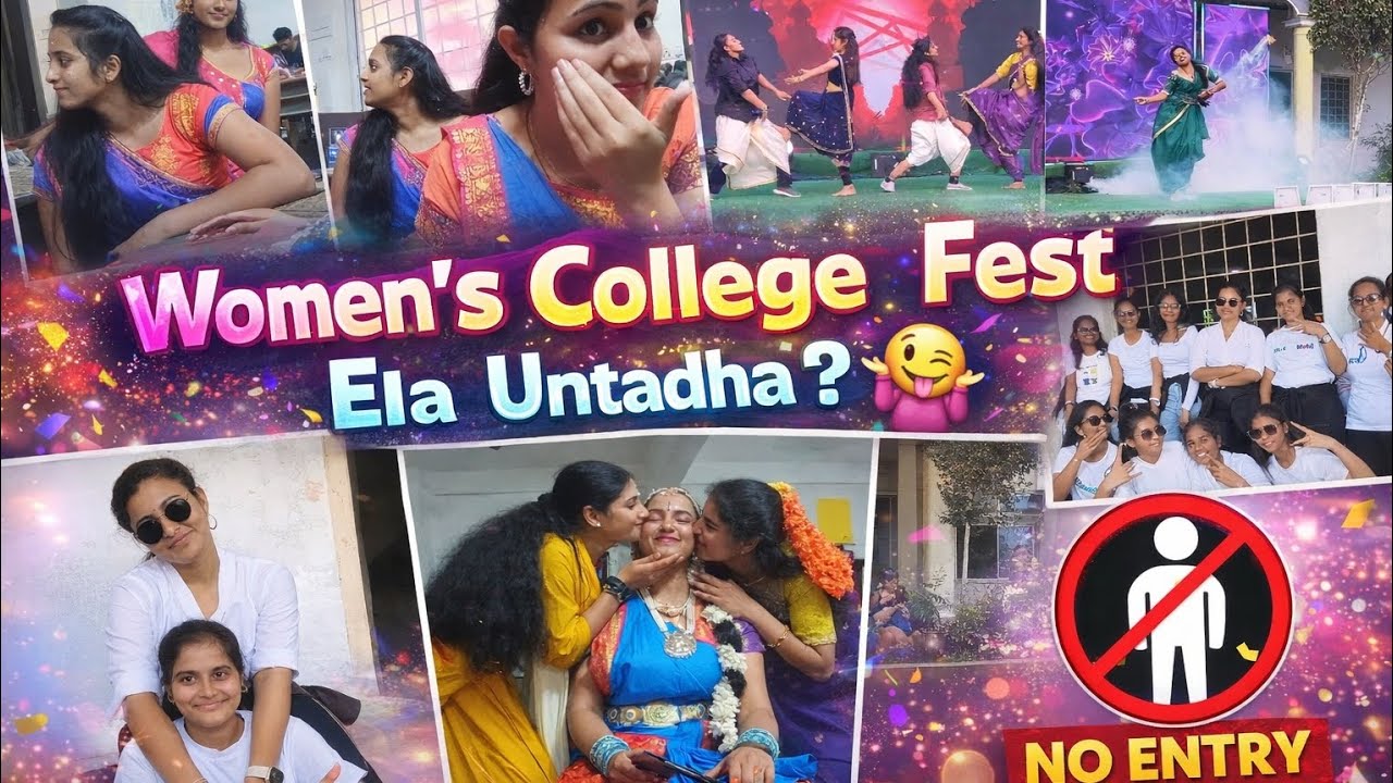 #college fest of womens 🔥❣️👀🥰 oora masss steps✨💯🙈😘🥳