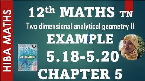 12th maths chapter 5 example 5.18-5.20 tn syllabus hiba maths