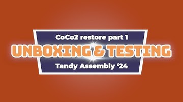 CoCo 2 Restore Part 1 Unboxing & Testing (Tandy Assembly 2024)