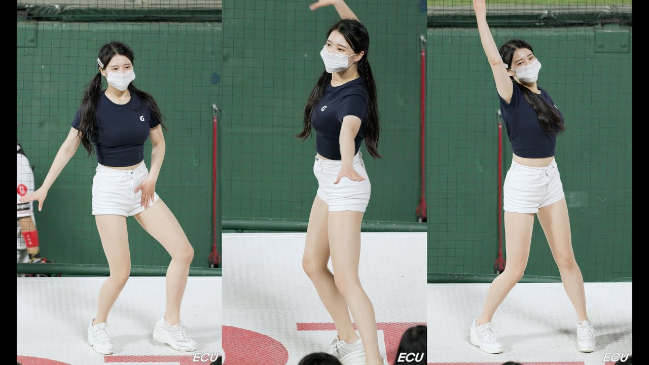 우신희 (Woo Shinhee) 치어리더 '내 사랑 부산 (김큰산)' 댄스 [4K60P]  220511 롯데자이언츠 직캠 FANCAM
