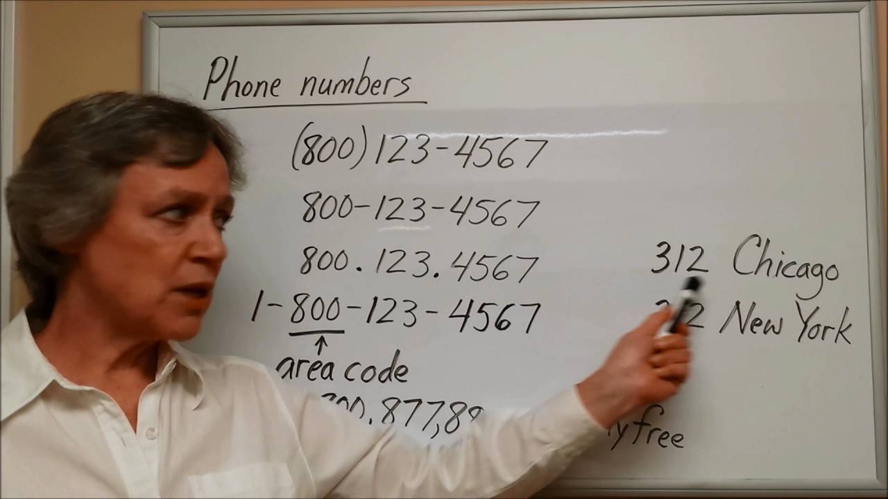 How to Write Phone Numbers and Addresses - American Culture