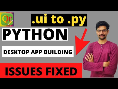 pyuic5 is not recognized as an internal or external command Issue FIXED || Convert .ui file to .py