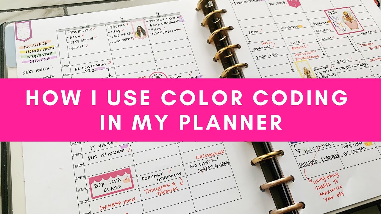 Expert Tips for Color-Coding Your Planner