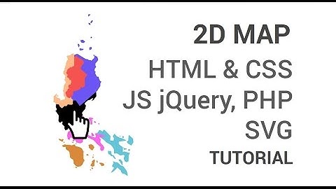 2D Interactive Map with HTML CSS jQuery & Illustrator [1of 3]