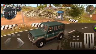 Russian car Driver UAZ Hunter android gameplay , jeep Driving game , jeep 6x6 offroad game screenshot 5
