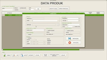 Cara Menggunakan data produk pada siprosir professional v3 / program kasir v3