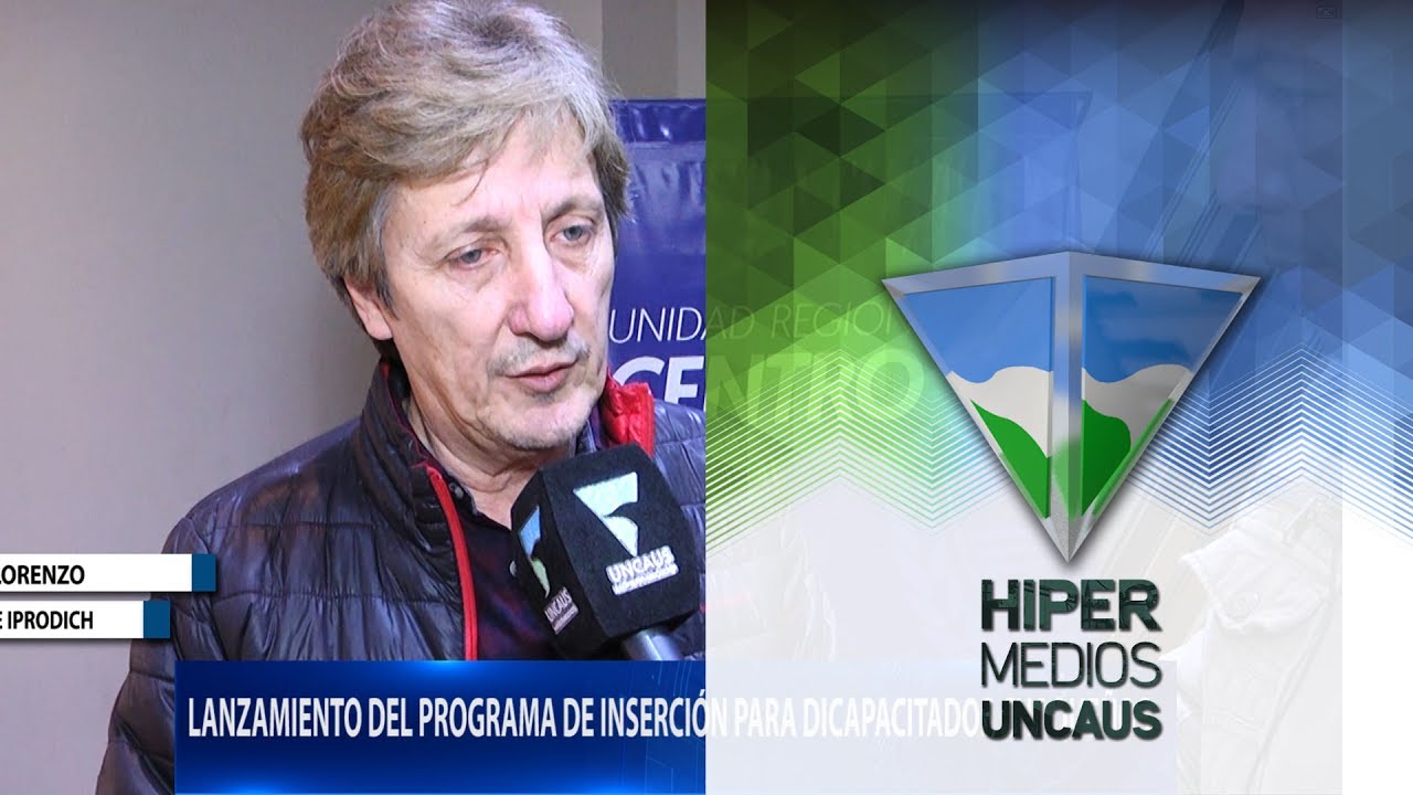 LANZAMIENTO DEL PROGRAMA DE INSERCIÓN PARA DISCAPACITADOS CHAQUEÑOS