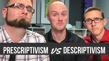Prescriptivism vs Descriptivism Ft. Jordan Smith
