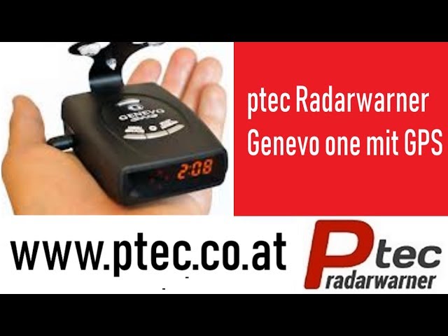 Radarwarner Genevo Black Edition von PTEC Radarwarner 