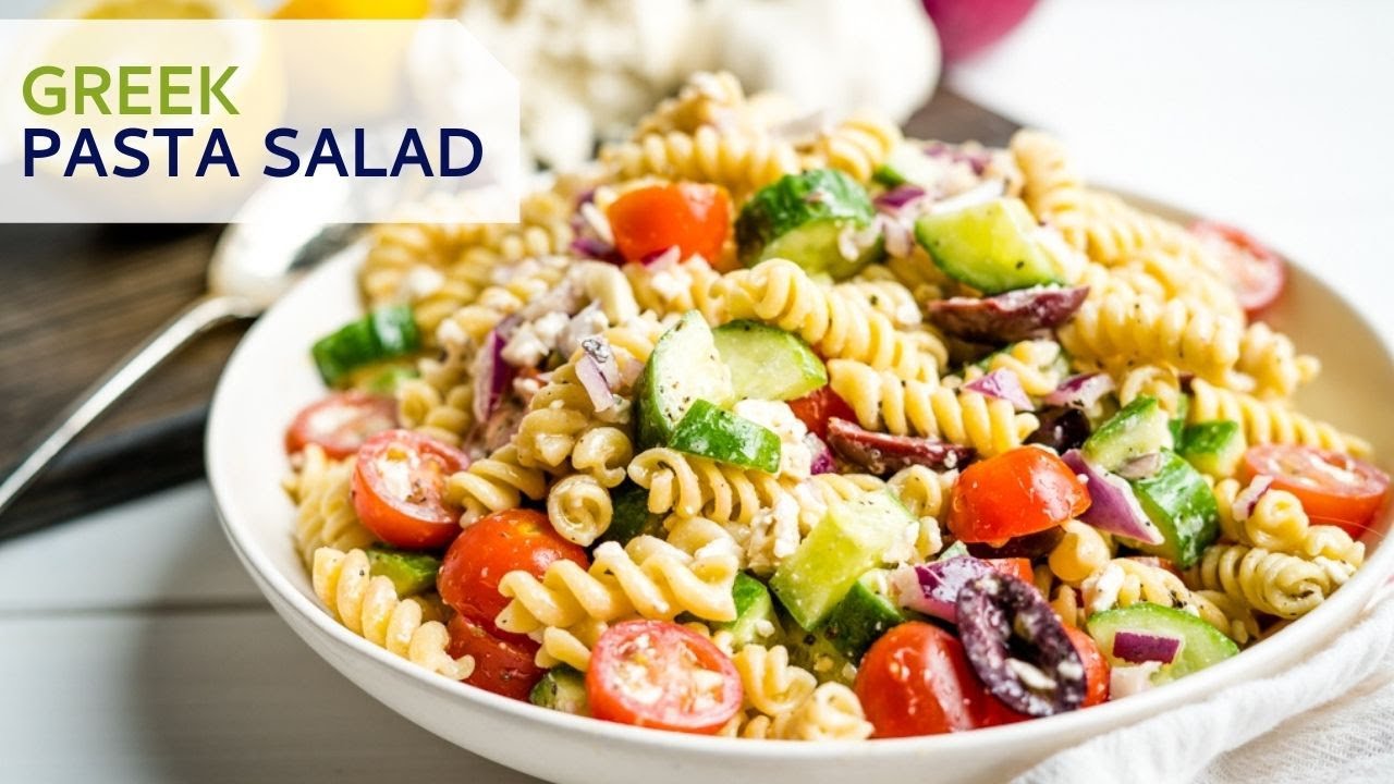 Greek Pasta Salad YouTube Final - YouTube