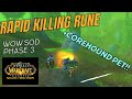 Rapid Killing Rune AND Core Hound PET! | Hunter Phase 3 | Season of Discovery