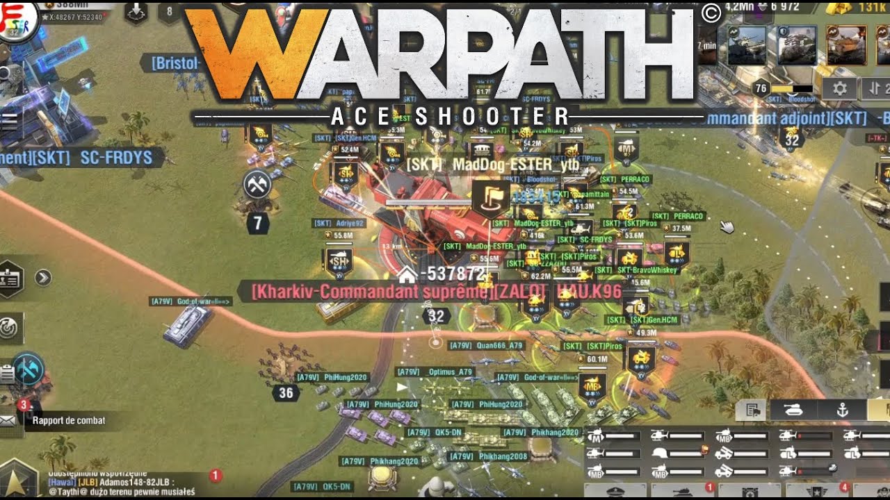 On détruit une alliance complète sur Warpath !