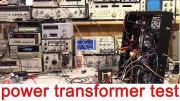 custom order 6C33C-B pp tube amplifier assy process #6 ; power transformer design & testing