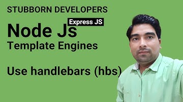 Template Engine Handlebars | Template Engine pug, ejs in Node.js | Use Dynamic Content in Express JS