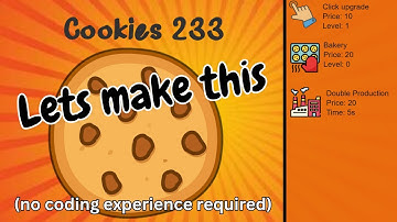 Cookie Clicker in construct 3 (Beginner friendly)