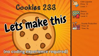 Cookie Clicker in construct 3 (Beginner friendly)