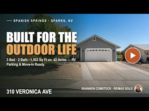 310 Veronica Ave, Sparks, NV home video tour