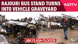 Jammu Floods | J&K Flash Floods: Rajouri Bus Stand Turns Into Vehicle Graveyard screenshot 3