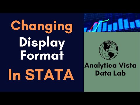 20. How to Change Variable Display Format in Stata: Quick Tutorial
