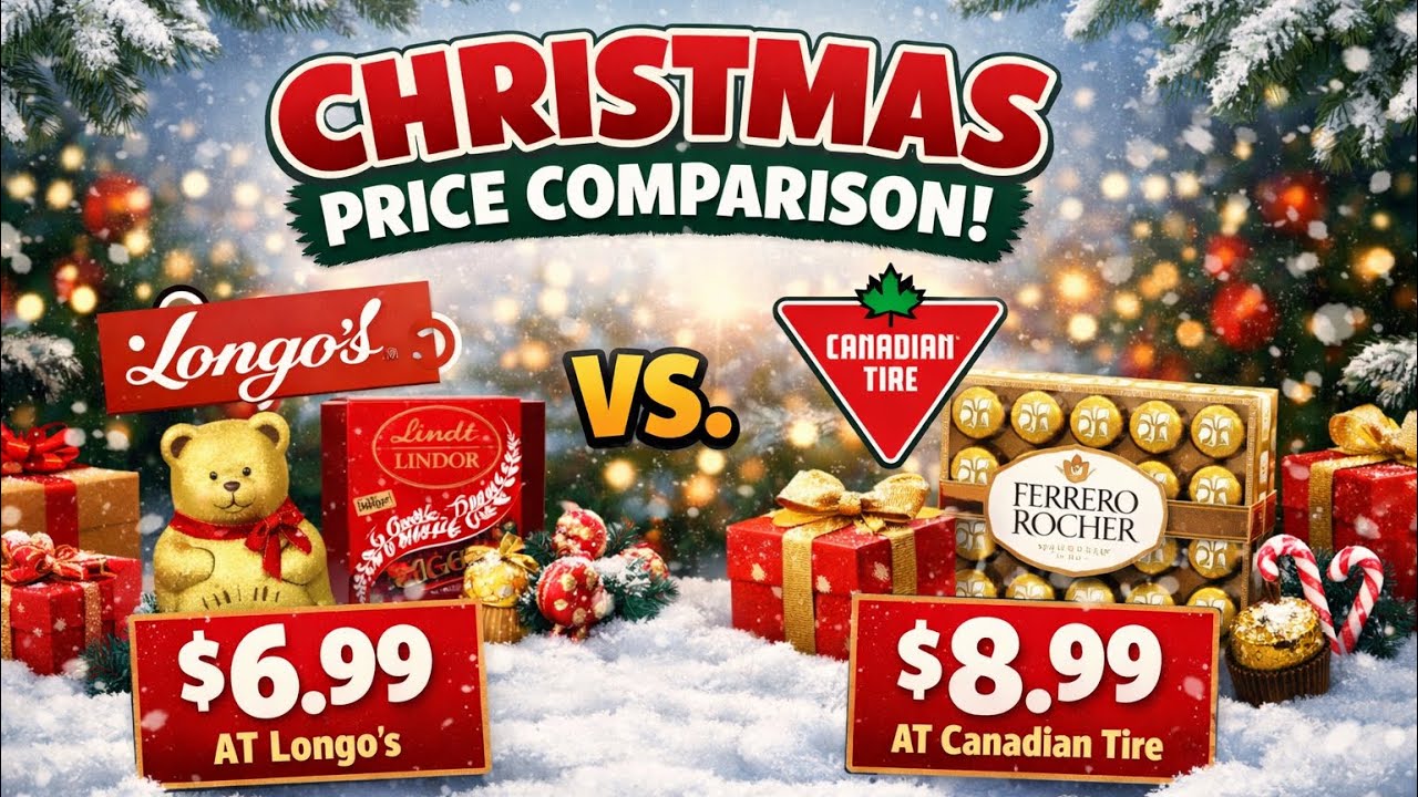 Are Christmas Chocolates Cheaper at Longo’s or Canadian Tire? (Price Shock!)