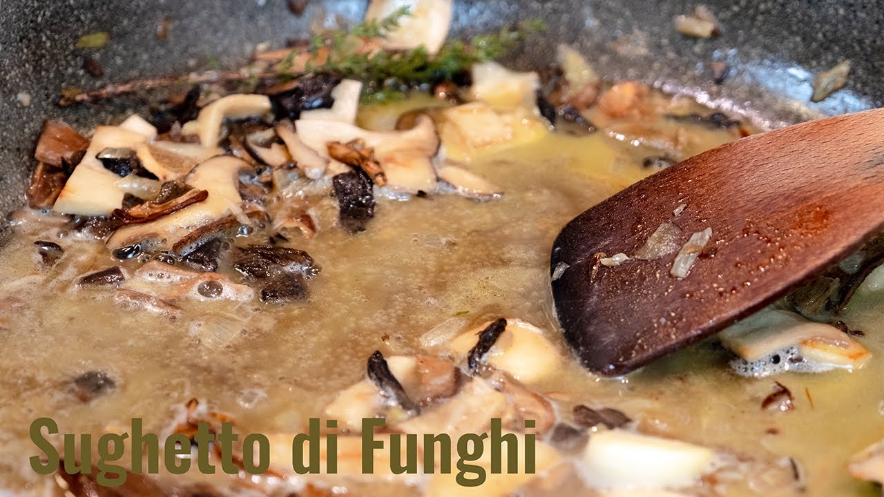 KräuterseitlingSteinpilzSoße für Ravioli, Pasta & Gnocchi Gerichte, zuhause einfach selber