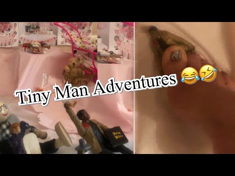 Giantess Foot Crushing Shrunken Man | Tiny Man Adventures Comedy | Tiny Man Becomes A Father | lol