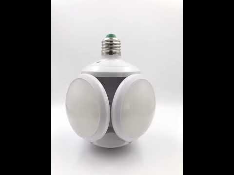 LED Bulb Light E27 40W Football UFO Lamp 360° Folding Bulb AC 110-265V 110V  220V