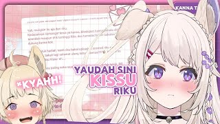 Aaaaa!!!Dikasih Kissu ma kanna !! ✨【Kanna Tamachi】
