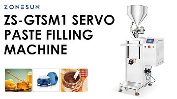 ZONESUN ZS‑GTSM1 Semi‑auto Servo Motor Paste Filling Machine
