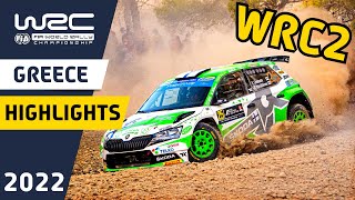 WRC2 Rally Highlights - Friday | WRC EKO Acropolis Rally Greece 2022