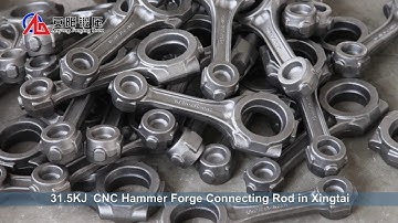 cnc hammer forge connecting rod video