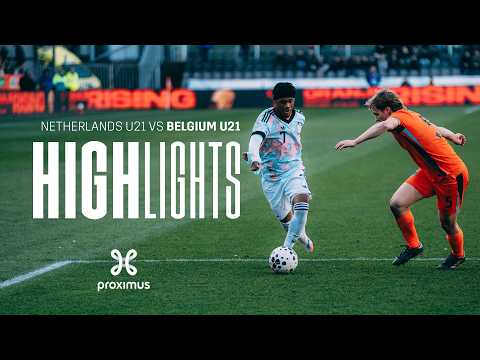 Netherlands U21 2-1 Belgium U21 | Friendly game
