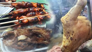 Wow Good  food 2in1 BBQ Beef with Steak Braised Pork krkor Chicken hot Fish and hotdogs