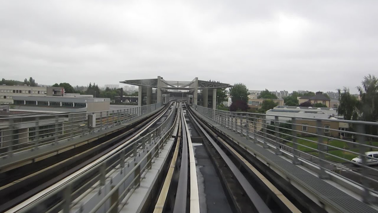 [Rennes] Metro VAL 208 - Kennedy à Jacques Cartier (ligne a) - YouTube
