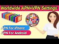 internet  settings for android ||APN Settings for android | apn for iPhone image