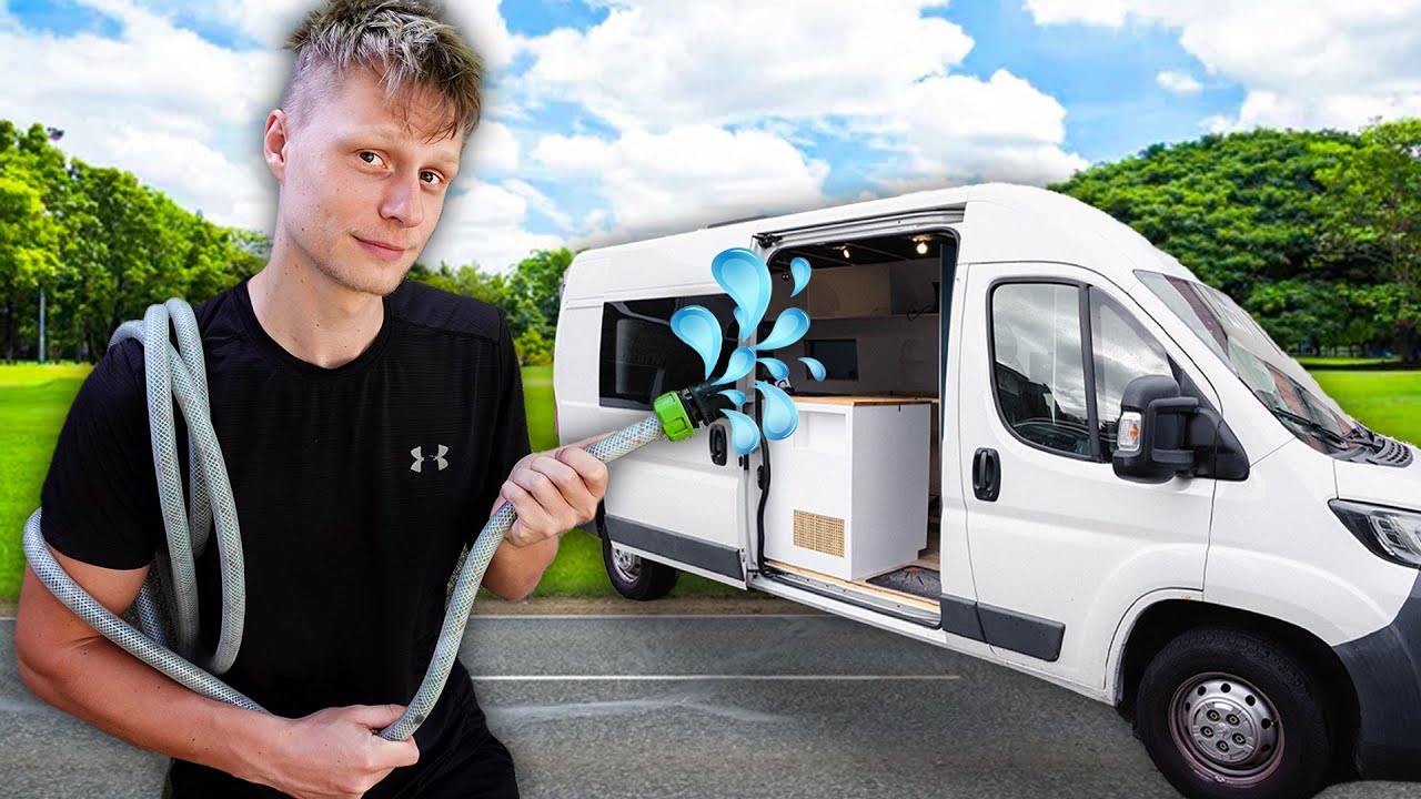 Camper Wasserversorgung | DIY Camper Ausbau mit Dusche, Wassertank, Wasserpumpe | Wohnmobil (Teil 1)